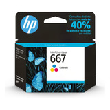 Cartucho Hp 667 Original  Color 3ym78al