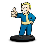 Totem Médio Boneco Vault-boy Thumbs Up 14cm + Base