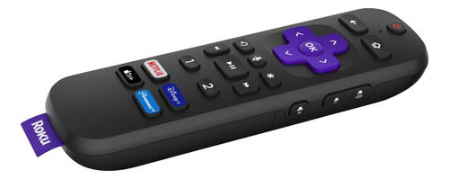 Roku - Control Remoto Recargable De Voz Pro (rcs01r) - Negro