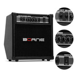 Cubo Amplificador Borne Impact Bass Cb100 Contrabaixo 10pol Cor Preto 110v/220v