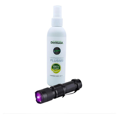 Spray De Melagen Y Piperina Para Vitiligo + Lampara Uv Natural | Meses sin interés