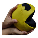 Muñeco Simil Pacman Tela 15 Cm  Videojuego