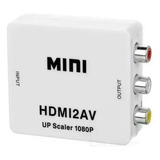 Adaptador Conversor Hdmi A Rca Av Rojo Blanco Amarillo 1080p