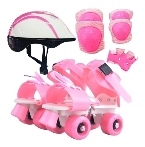 Patines Infantiles Extensibles Artistico Casco Protecciones