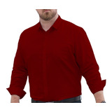 Camisa Social Masculina Manga Longa Plus Size-pronta Entrega