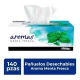 Pañuelos Faciales Kleenex Aromas Menta Fresca 140 Pañuelos