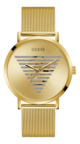 Reloj Guess De Hombre Original De Caballero Color De La Correa Dorado2