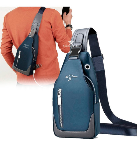 Pochete Unissex Transversal Bag Impermeavel Shoulder Bag