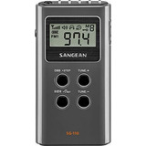 Radio Digital Portátil Sangean Sg-110 Fm/am Stereo