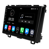 Central Multimidia Honda Crv Android 13 2gb Carplay 9p 2cam Cor Preto