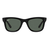 Ray Ban Wayfarer Reverse Preto Brilho G15 Rb0502s 6677/vr 53