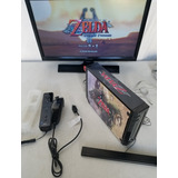 Nintendo Wii Con Motion Plus Color Negro Con Skin De Zelda 