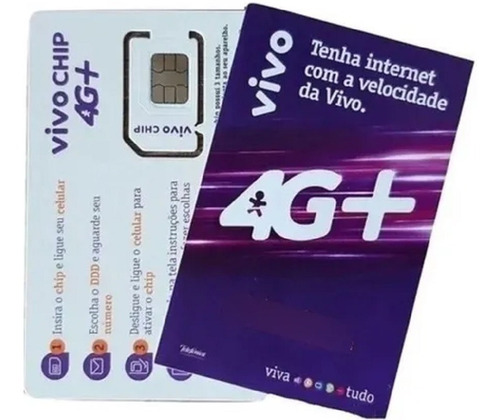  Vivo Chip 4g Pré Pago Ativa Qualquer Ddd Do Brasil 11 Ao 99