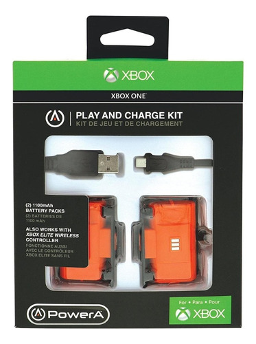 Kit Baterias Juega Y Carga Powera Para Xbox