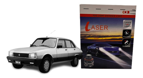 Luces Cree Led Laser  Peugeot 504 (instalación)