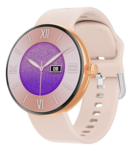 Reloj Inteligente Para Mujer Hd38 Rose Gold Bluetooth