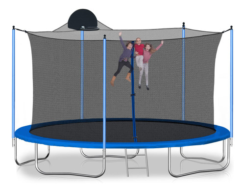 Morhome Trampolin De 12 Pies Con Red De Seguridad, Trampolin