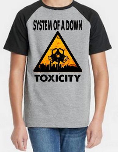 Camiseta Infantil System Of  A Down - Toxicity