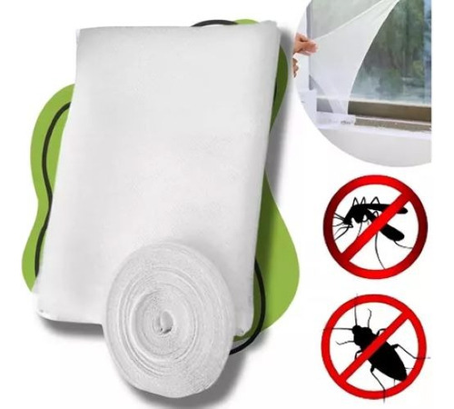 Kit Com 2 Telas Antimosquito Para Janelas Com Velcro 1,5x2m