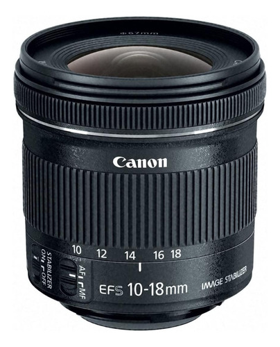 Canon Ef-s 10-18 Mm Es Lente Stm, Solo Lente