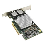 Placa Rede Dual 10gb Intel X540-t2 Pcie-x8  Ou  Pcie-x16