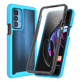 Funda De Teléfono Pc + Tpu Azul Cielo Para Motorola Edge 20