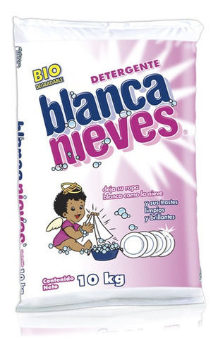 Blanca Nieves Detergente En Polvo / Bolsa De 10 K