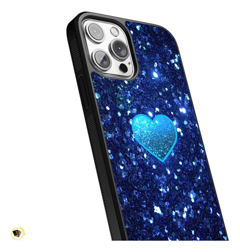 Funda Diseño Para Motorola De Mosaico Blue Heart #10