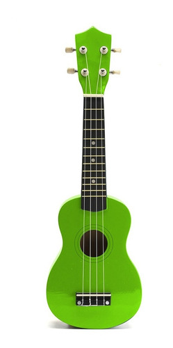 Ukelele De Madera Soprano Con Funda Manual Y Lecciones