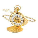 Charleshubert Paris Goldplated Reloj De Bolsillo Mecanico