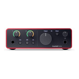 Interfaz De Audio Focusrite Scarlett Solo 220v Roja 3.ª  Gen