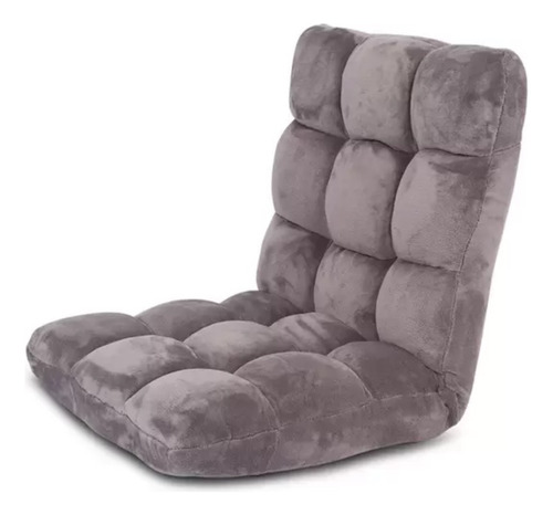 Silla De Piso Reclinable Color Gris, Birdrock Home 