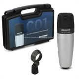 Microfono Condenser Samson C01 Profesional +maletin +soporte