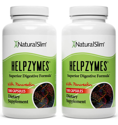 Naturalslim Helpzymes Enzimas Digestivas, Suplementos Superi