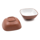 Bowl Dip Cuadrado Colbo Esmaltado Premium X2 Unidades