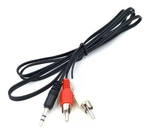 Cable 2 Rca A 1 Miniplug Jack Estereo Audio 1,5 Metros