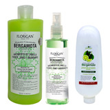 Shampoo Bergamota Florigan 1lt  Kit Tónico Capilar + Regalo
