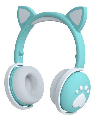 Lindo Gato Oreja Bluetooth Inalámbrico Audífonos Niña Niño