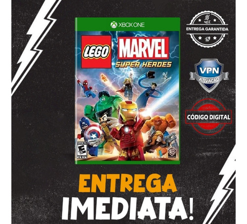 Lego Marvel Super Heroes Codigo 25 Digitos Xbox One Digital