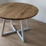 Mesa Industrial Redonda 80 Cm Deco Nordico Cocina Envíos