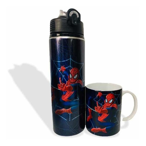 Cilindro + Taza Spiderman Personalizado