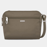 Travelon Bandolera Convertible Cangurera Clásica Beige Nuez