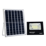 Refletor Recarregável Solar De Led Luz Branca 40w - Avant