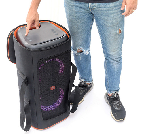 Case Bolsa Bag Jbl Partybox 300 C Tela Frontal - Resistente