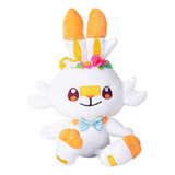 Muñeca De Peluche Pokemon Scorbunny Ponyta Sylveon Con Escud