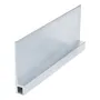 Riel Aluminio Gris 3m Huana Brush H25 Para Cepillo Guardapolvo