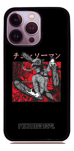 Funda Anime Chainsaw Man V8 Apple iPhone Personalizada