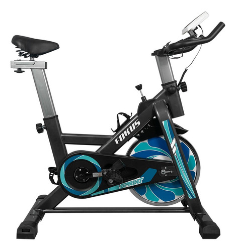 Bicicleta Ergométrica Bike Para Spinning Com Monitor Fitness