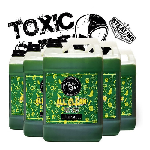 Toxic Shine | All Clean | Apc Limpia Multiproposito | Galon