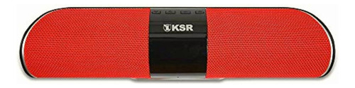 Kaiser Bocina Ksr-link Recargable Con Bluetooth Color Rojo
